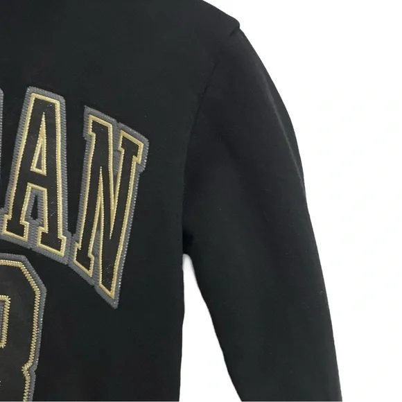 Jordan #23 Kids Black Pullover Hoodie Embroidered Size 8 - Picture 3 of 5